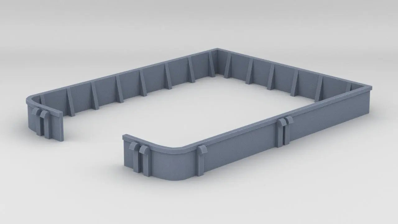 1/350 Richelieu Aft 20mm x9 Tub - distefan 3d print