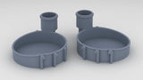 1/350 Richelieu Aft 40mm Tub Set (2pcs)
