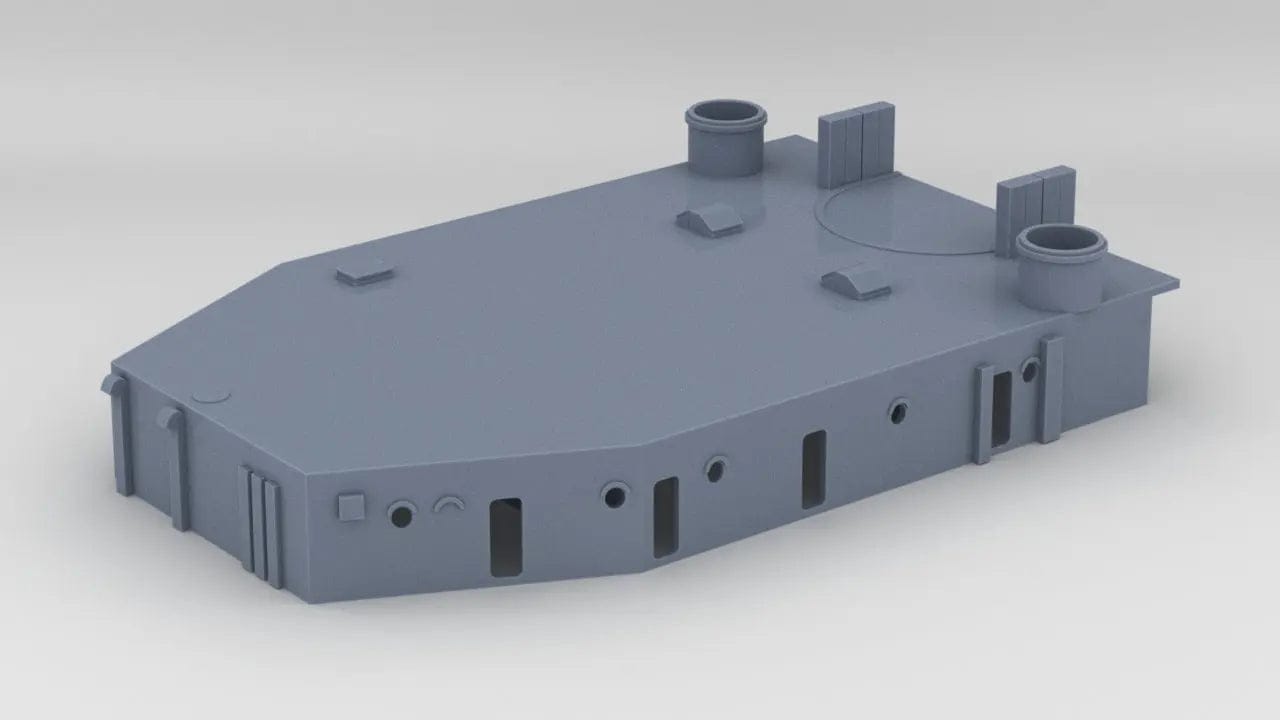 1/350 Richelieu Aft Deck 1 - distefan 3d print