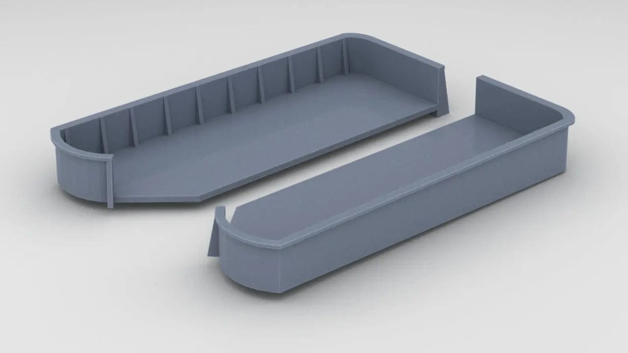 1/350 Richelieu Forward 20mm Tub Set (2pcs) - distefan 3d print