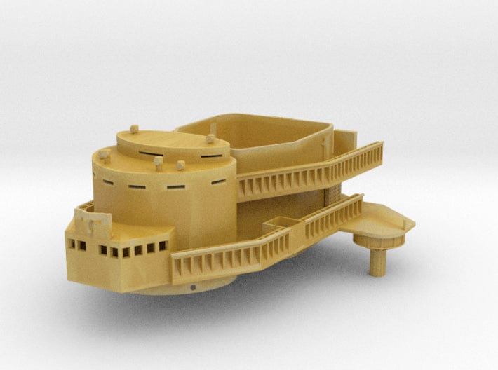 1/350 Richelieu structure forward deck 3 bridge - distefan 3d print