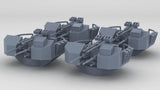 1/350 RN Sextuple 40mm Bofors Gun Set (4pcs)