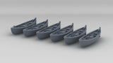 1/350 USN 26-foot Motor Whaleboat Set (6pcs)