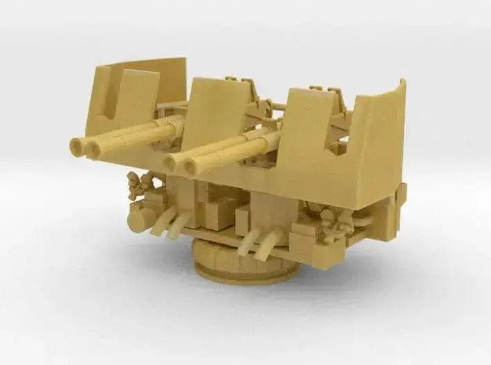 1/350 USN 40mm quad bofors shielded set 4pcs - distefan 3d print