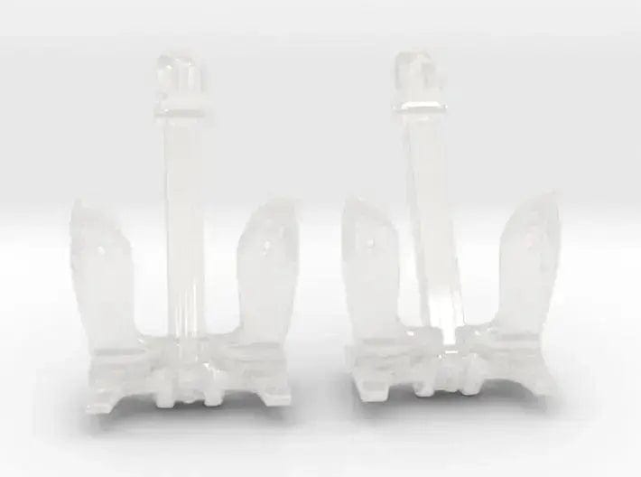 1/350 USN anchor stockless 9000lb set 2pcs - distefan 3d print