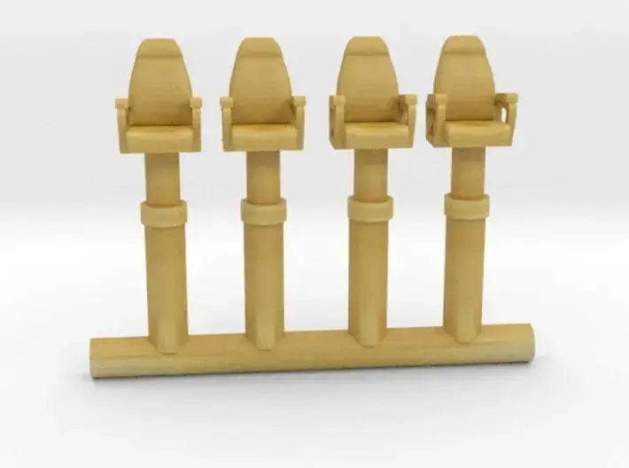 1/350 USN captain chair set 4pcs - distefan 3d print