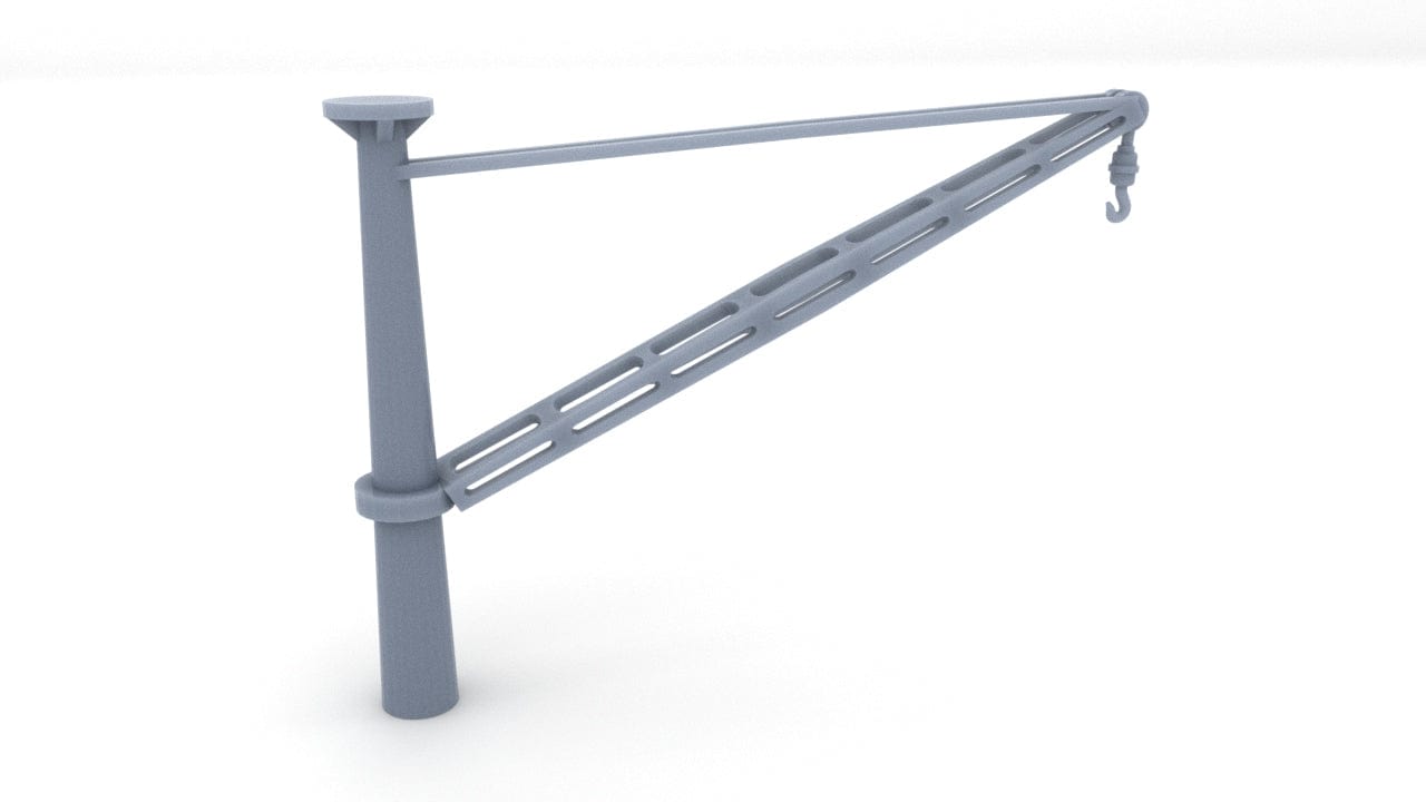 1/350 USS Enterprise CV-6 Aft Boat Crane - distefan 3d print