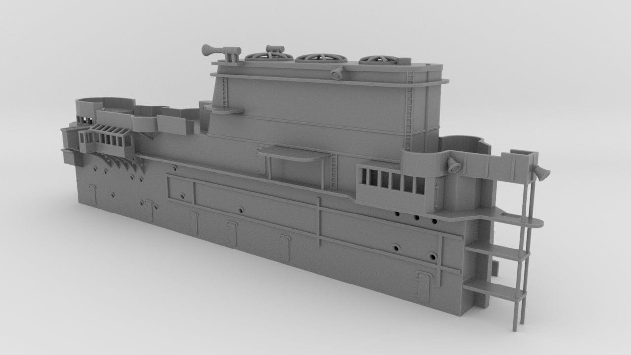 1/350 USS Enterprise CV-6 Island Structure - distefan 3d print