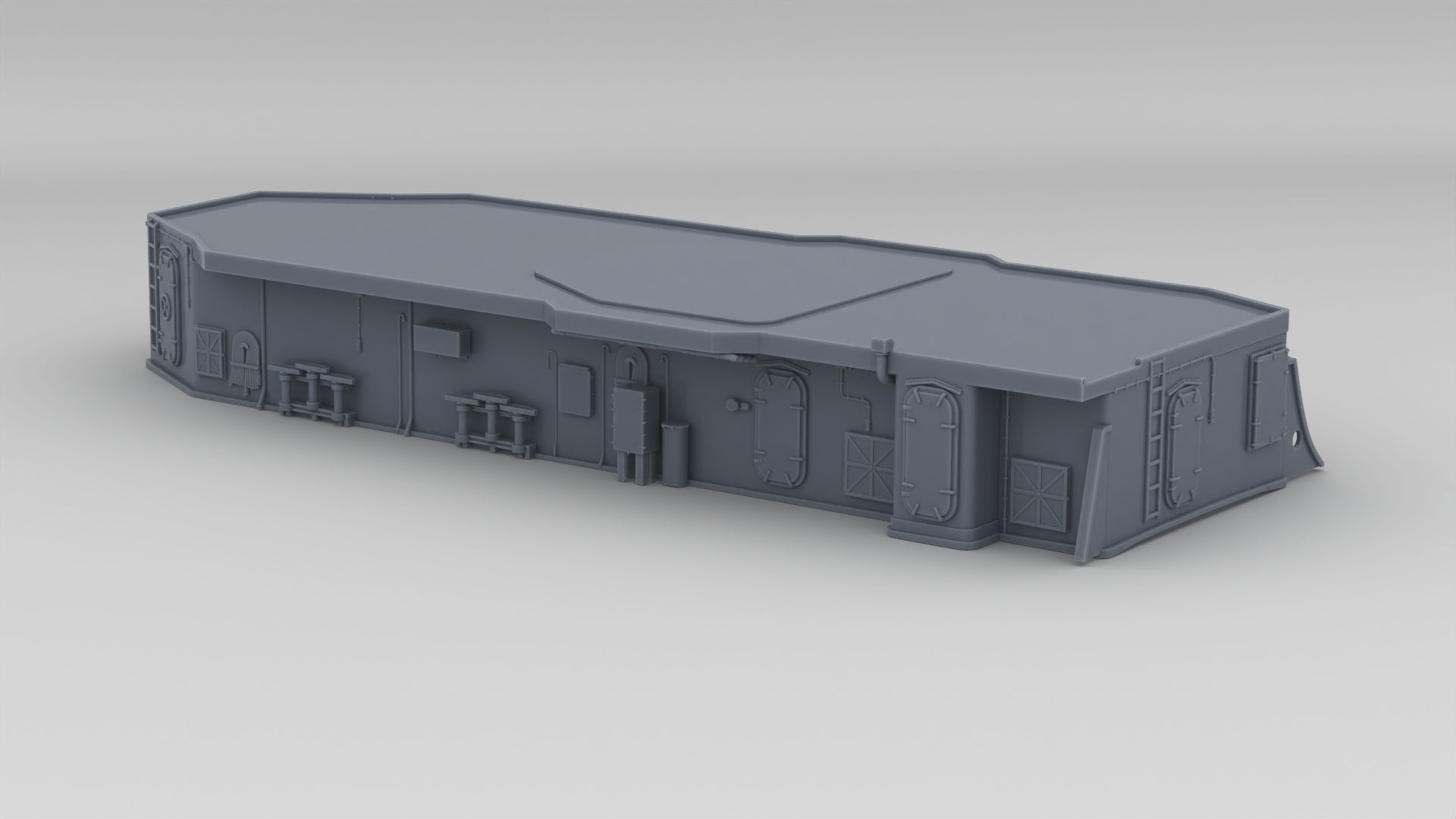 1/350 USS Fletcher Structure Aft Deck 1 - distefan 3d print
