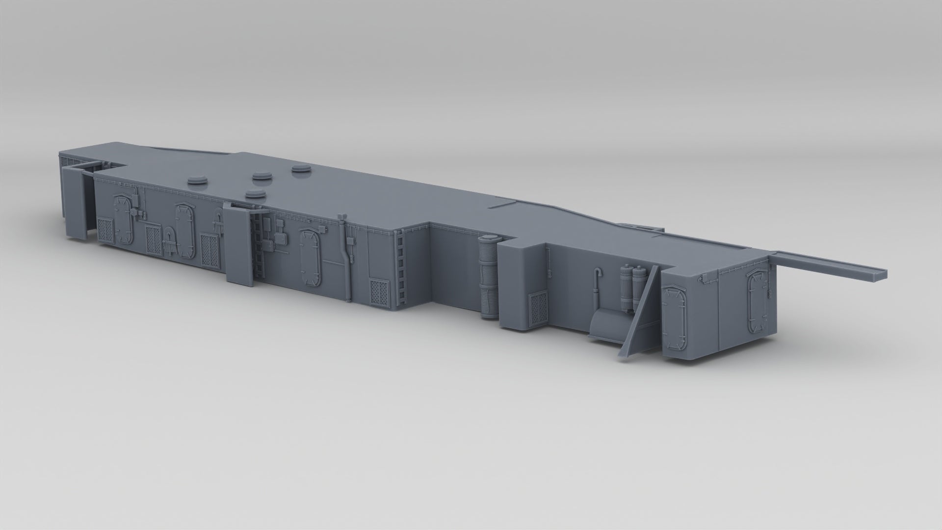1/350 USS Fletcher Structure Amidships Deck 1 - distefan 3d print