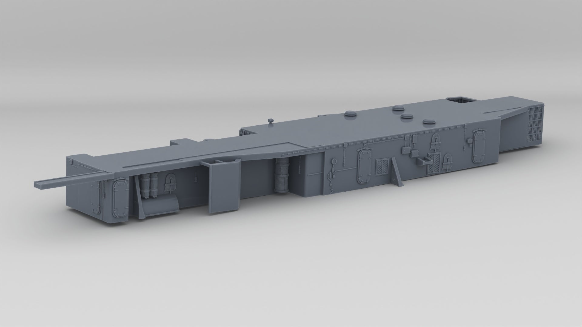1/350 USS Fletcher Structure Amidships Deck 1 - distefan 3d print
