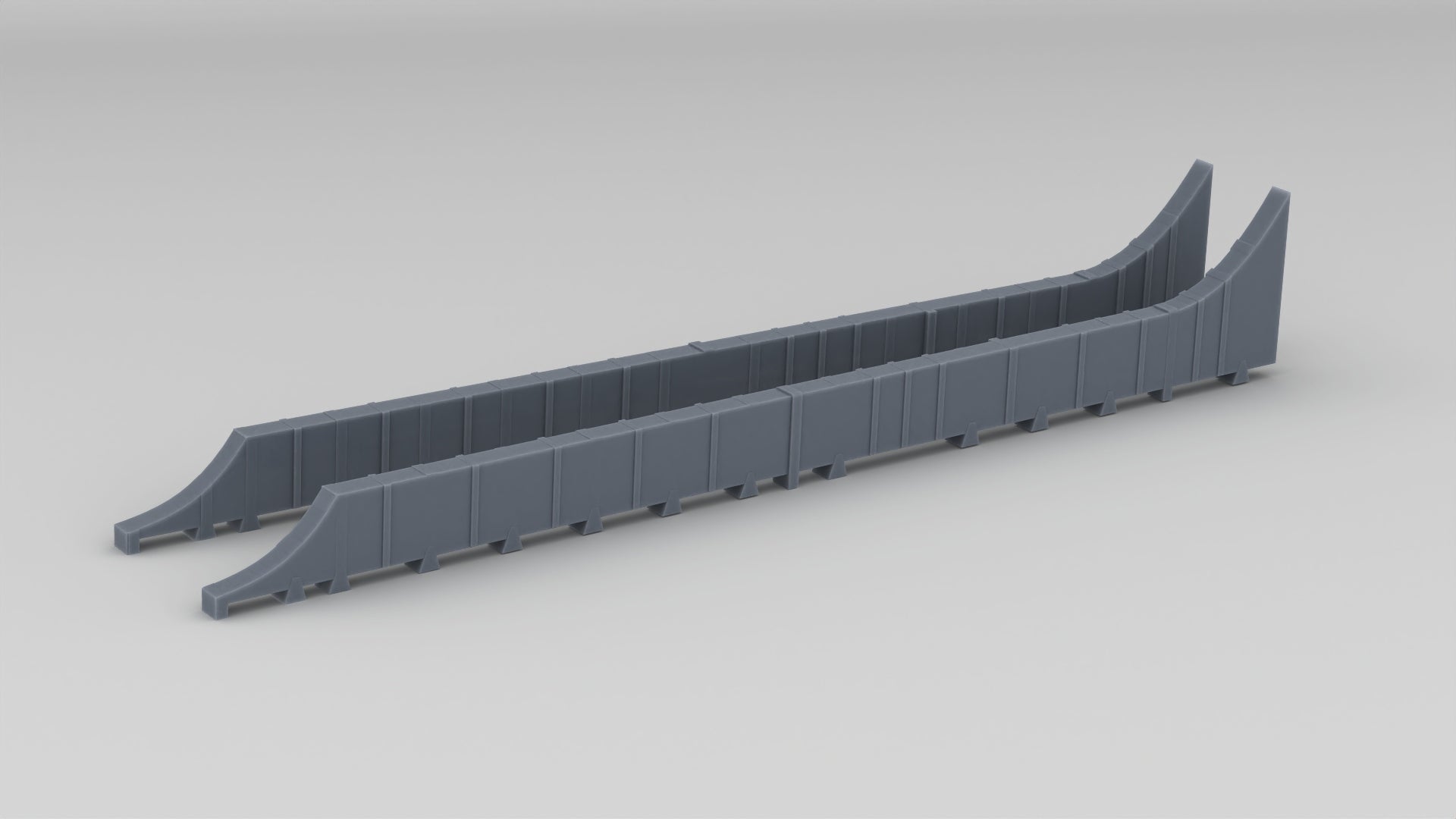 1/350 USS Fletcher Structure Bulwark Set (2pcs) - distefan 3d print