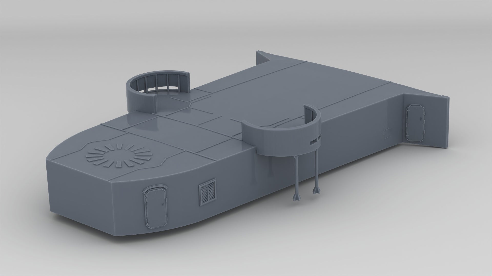 1/350 USS Fletcher Structure Forward Deck 1 - distefan 3d print
