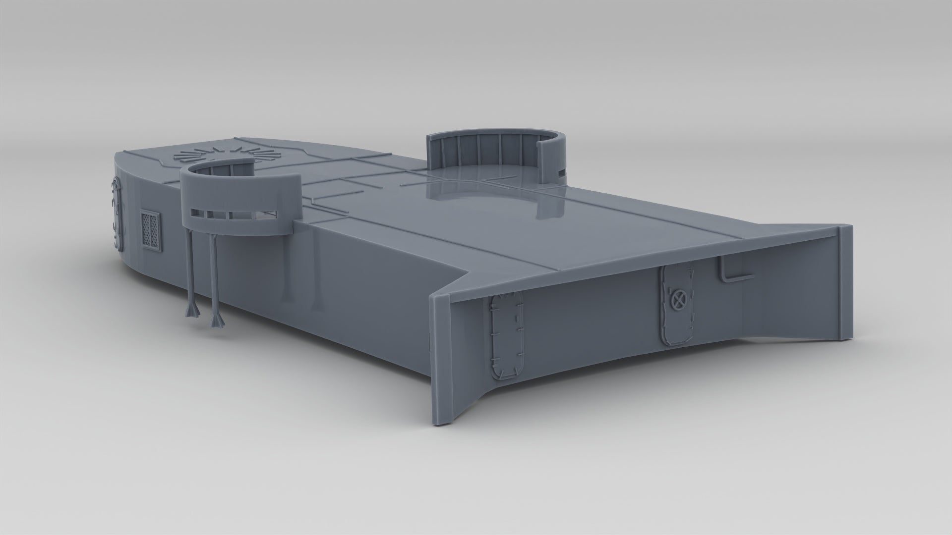 1/350 USS Fletcher Structure Forward Deck 1 - distefan 3d print