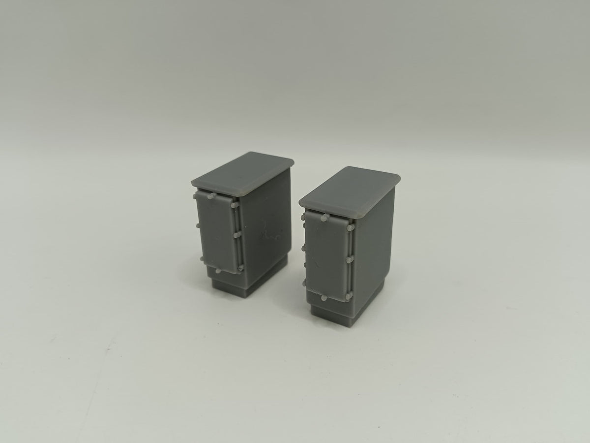 1/39 USN 3-Inch 50 Gun Ammo Lockers Set (2pcs) - distefan 3d print