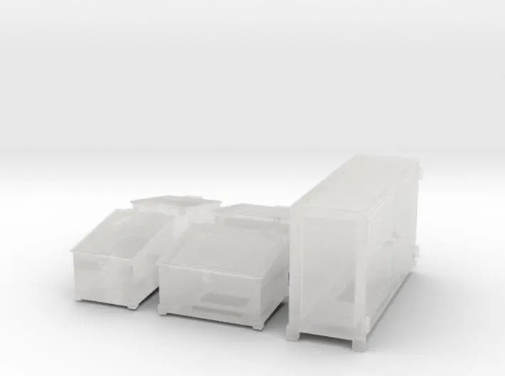 1/40 DKM Schnellboot amidship deck storage boxes set