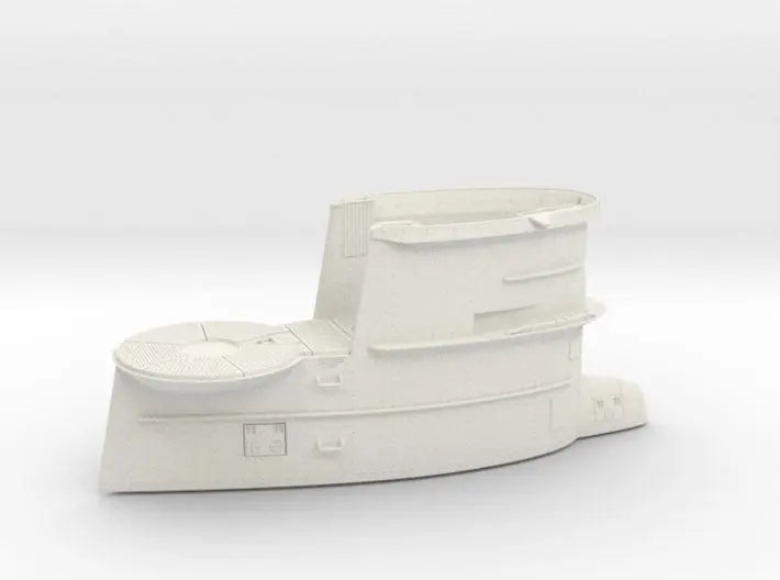 1/40 DKM U-Boot VII/C Conning Tower 3d printed