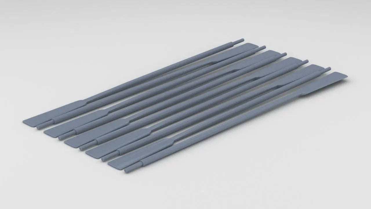 1/40 USN 26ft Pulling Surfboat Paddles Set (8pcs) - distefan 3d print