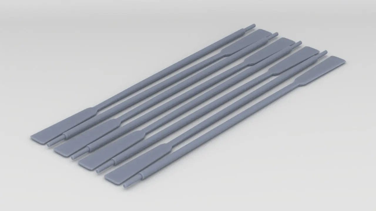 1/40 USN 26ft Pulling Surfboat Paddles Set (8pcs) - distefan 3d print