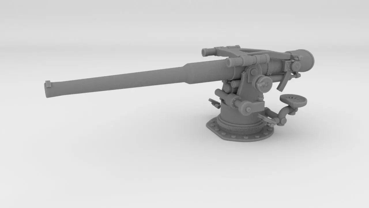 1/40 USN 4 inch 50 (10.2 cm) Sub Deck Gun - distefan 3d print