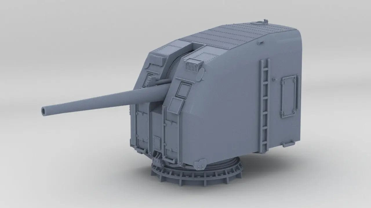 1/40 USN 5"/38 cal. Gun Mounts Hard Set - distefan 3d print