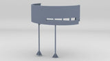 1/40 USS Fletcher 20mm Tub (Round Bridge) Starboard