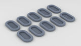 1/400 DKM Oval Life Raft v2 Set (12pcs)