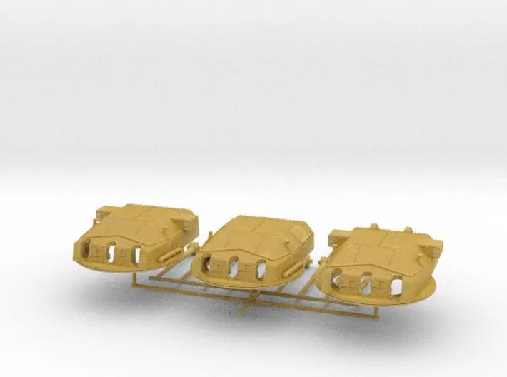 1/400 DKM Scharnhorst 28cm turrets set - distefan 3d print