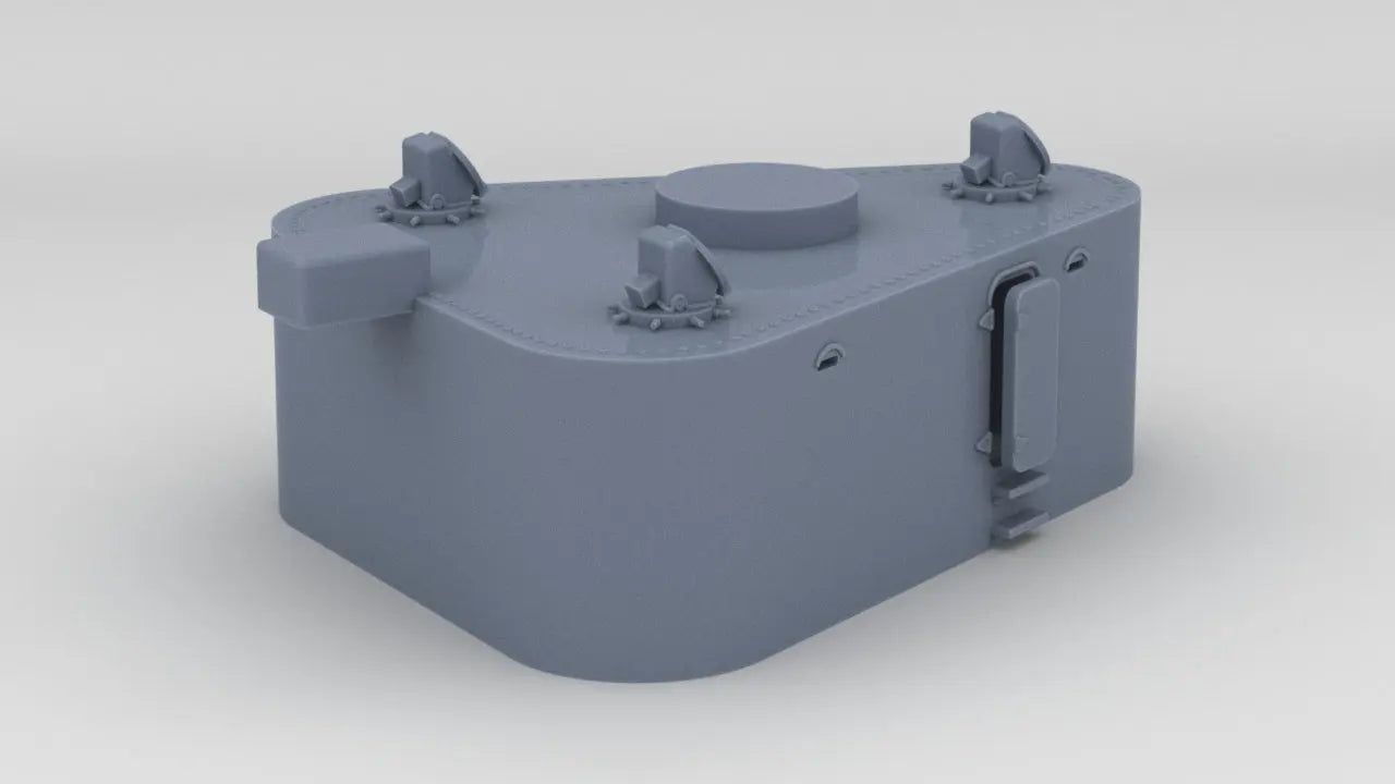 1/400 DKM Scharnhorst Fire Control Post Main - distefan 3d print