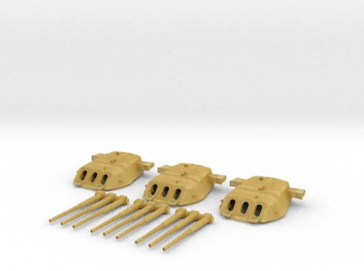 1/400 IJN 46cm/45 (18.1 in) Type 94 Guns 1941 Set - distefan 3d print