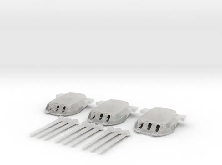 1/400 IJN 46cm/45 (18.1 in) Type 94 Guns 1941 Set - distefan 3d print