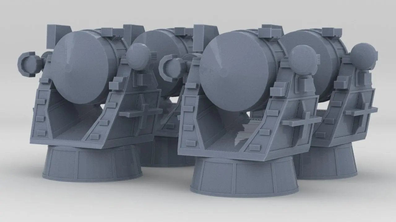 1/400 USN AN/SPG-55B Tracking / Illumination Radar Set (4pcs) - distefan 3d print