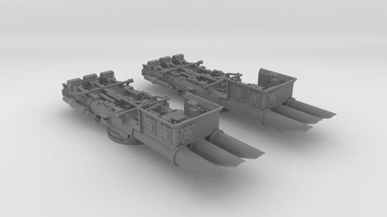 1/400 DKM Scharnhorst Torpedo Tubes Set 2pcs - distefan 3d print