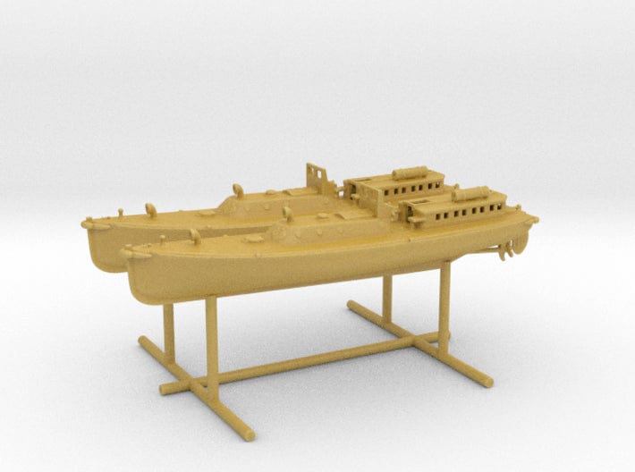 1/400 IJN 17m admiral (pinnace) boat set - distefan 3d print