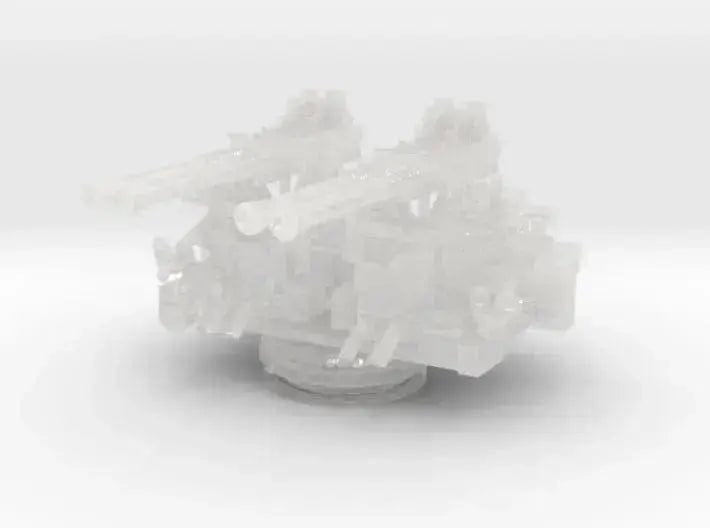 1/400 USN 40mm quad bofors set 4pcs - distefan 3d print