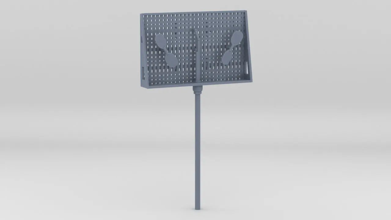 1/45 DKM U-Boot Housing and Aerial of Radar Equipment Resin3Dinteractive