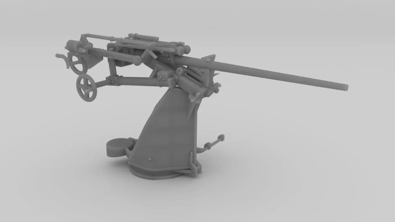 1/45 DKM 3.7 cm/L83 (1.5") SK C/30 Single Gun - distefan 3d print