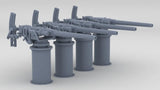 1/450 RN QF 3 Pounder (46mm) Hotchkiss Set (4pcs)