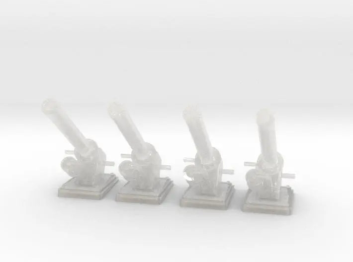 1/48 DKM K-gun depth charge thrower set 4pcs - distefan 3d print