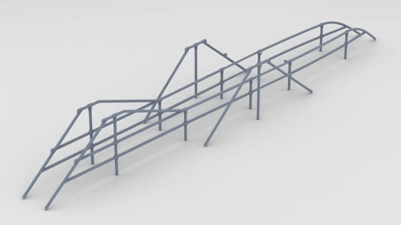 1/48 DKM U-Boot VII/C Hull Deck Railing Set - distefan 3d print