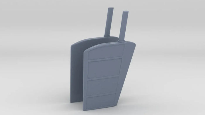 1/48 DKM U-Boot VIIC/41 Rudders Set - distefan 3d print