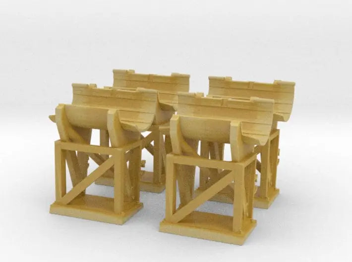 1/48 DKM depth charge rack set 4pcs - distefan 3d print