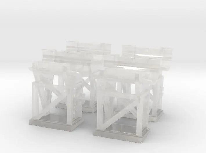 1/48 DKM depth charge rack set 4pcs - distefan 3d print
