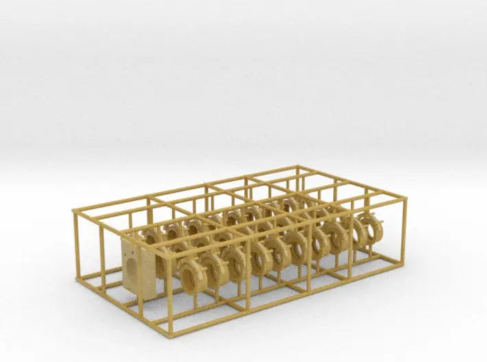 1/48 DKM destroyer portholes set 30pcs - distefan 3d print