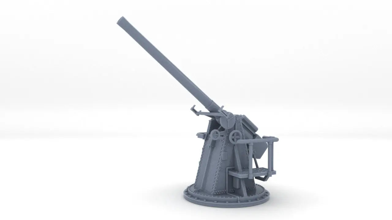 1/48 HMS 12-pdr 3"/45 (76.2 cm) 20 CWT Elevated Gun Resin3Dinteractive