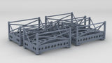 1/48 IJN Catapult Cradle for Twin-Floatplane "Jake" Set (4pcs)