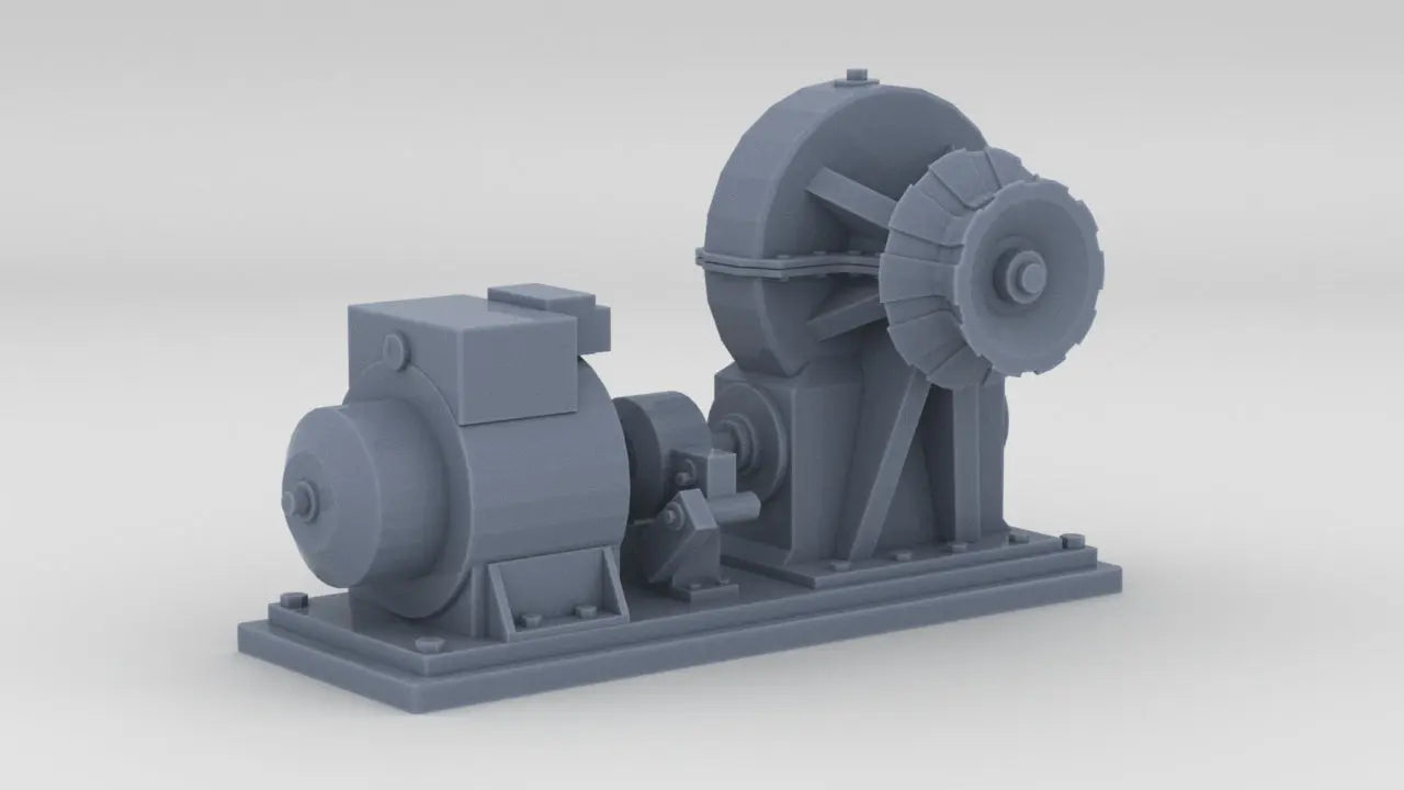 1/48 IJN Electric Deck Winch Resin3Dinteractive