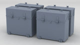 1/48 IJN Storage Box 25mm Triple Set (4pcs)