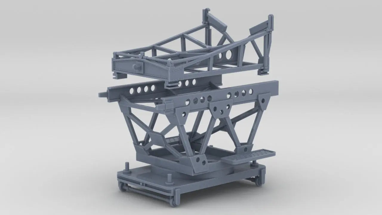1/48 IJN Trolley & Trailer for Single-Floatplane Resin3Dinteractive