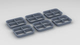 1/48 IJN Windows 4 Pane Set (6pcs)